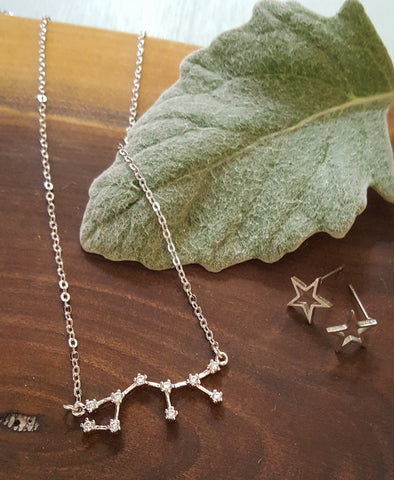 Astrology Galaxy Constellation Sign Necklace Birthday Wedding Gift