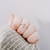 Wave Ring - Sterling Silver Ring
