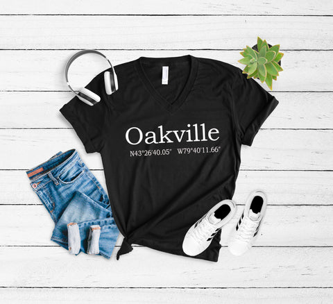 Your City Coordinates T-Shirt - Customize with your own City