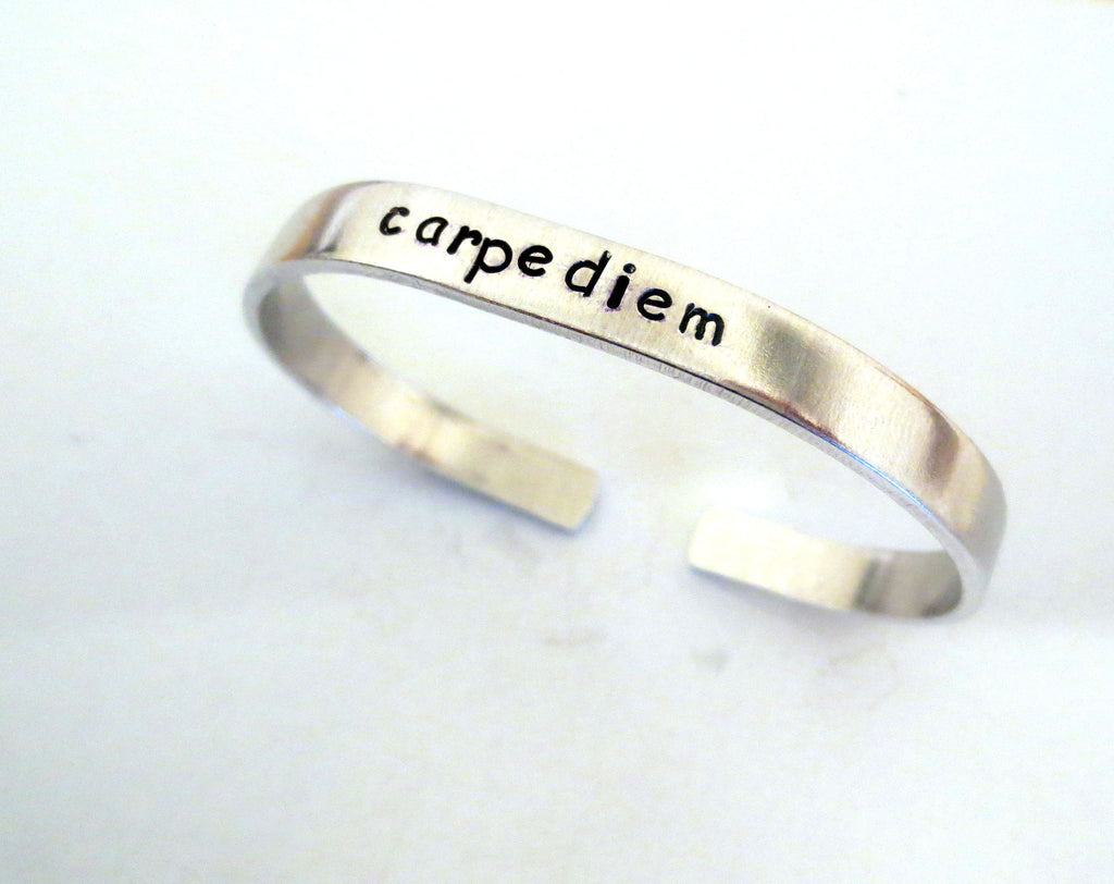Personalized Cuff Bracelet 1 4 inch Perfect For Stacking