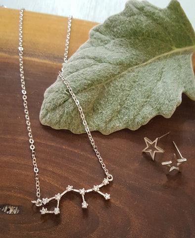 Astrology Galaxy Constellation Sign Necklace Birthday Wedding Gift