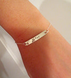 Bar Bracelet - Personalize with Initials, Name or Date