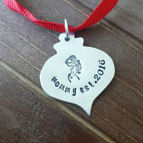 New Mommy Christmas Ornament Mini