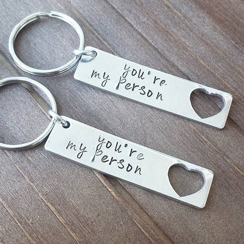 You are my Person - Best Friend Key Chain Gift Set
